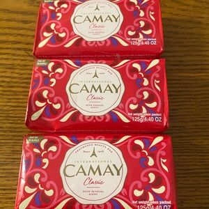 Camay classic bar soap. 3 pack